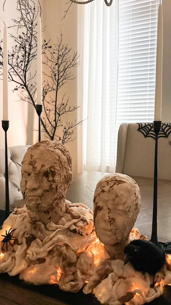 Step-by-Step Halloween DIY Homemade Spookiness: Creating Mummy Decor for Spooky Home Ambiance